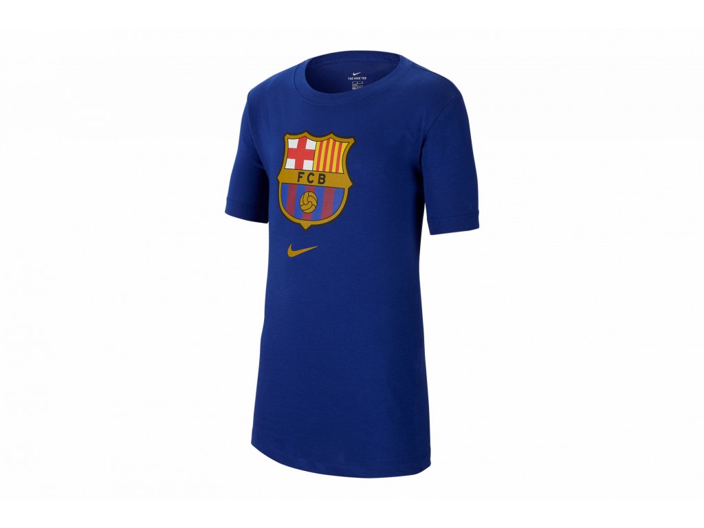 Dětské triko Nike FC Barcelona Evergreen Crest - Esuvenýry.cz