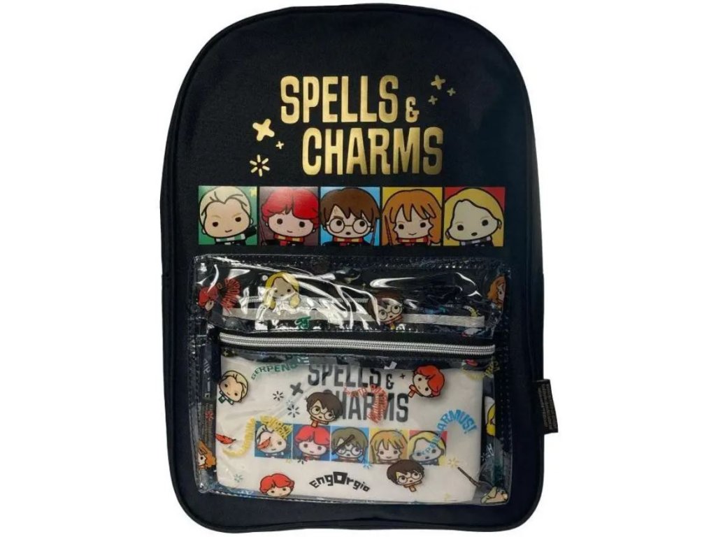 Batoh s přezkou Harry Potter: Kawaii černý