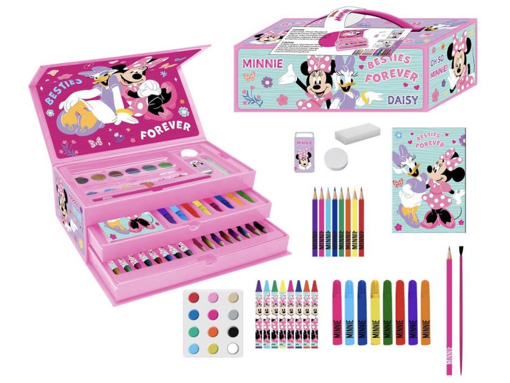 Kreativní set Disney | Minnie Mouse: Nejlepší kamarádky navždy (26 x 10 x 13 cm)