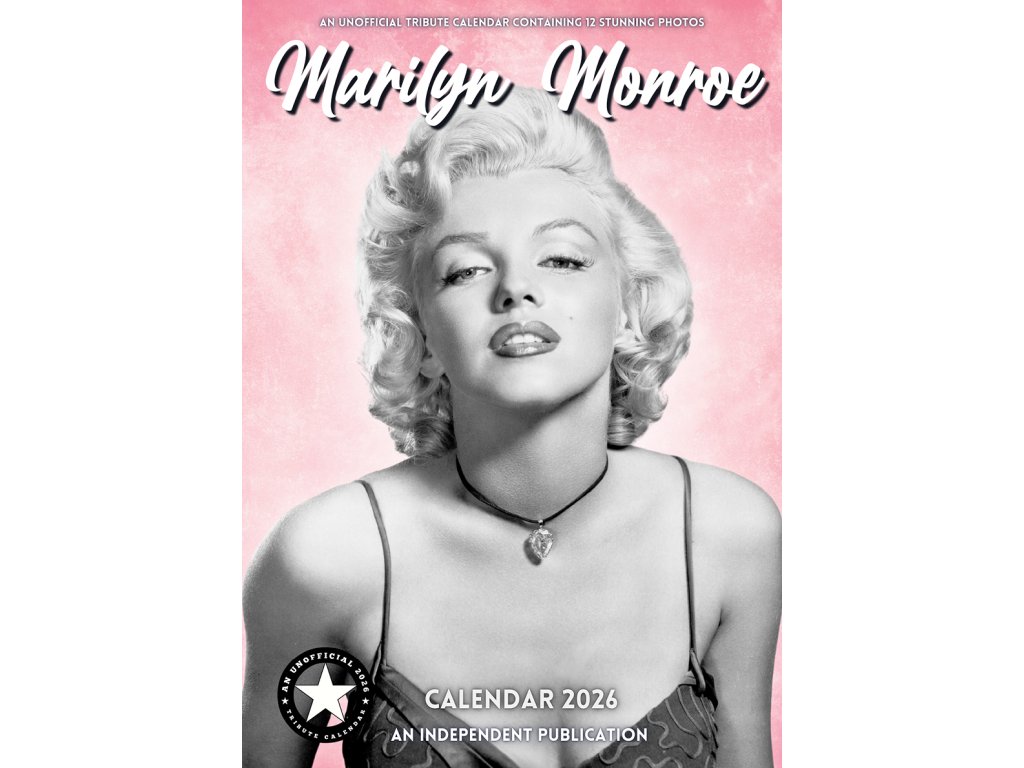Nástěnný kalendář 2026: Marilyn Monroe (A3 29,7 x 42 cm)