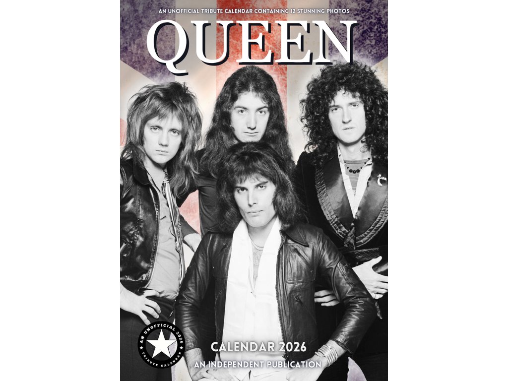 Nástěnný kalendář 2026: Queen (A3 29,7 x 42 cm)