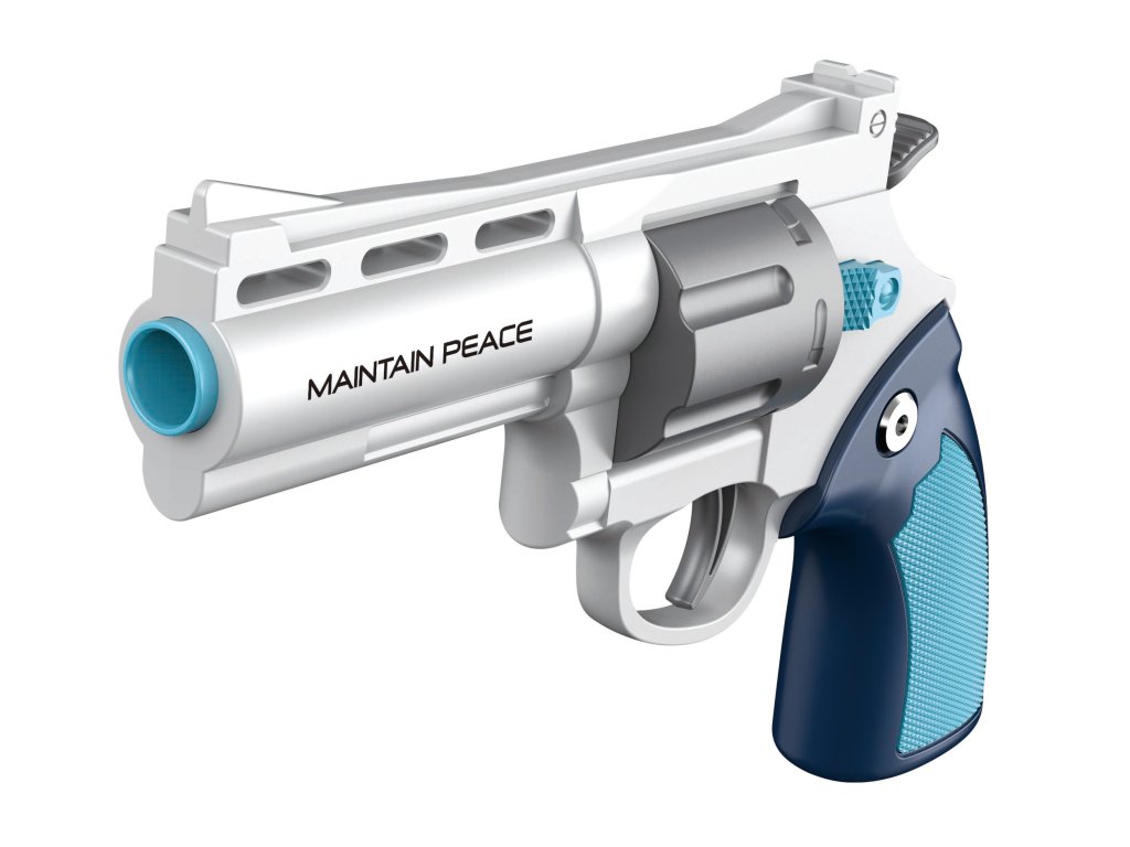 Pistole Revolver s pěnovými náboji 22,5 cm