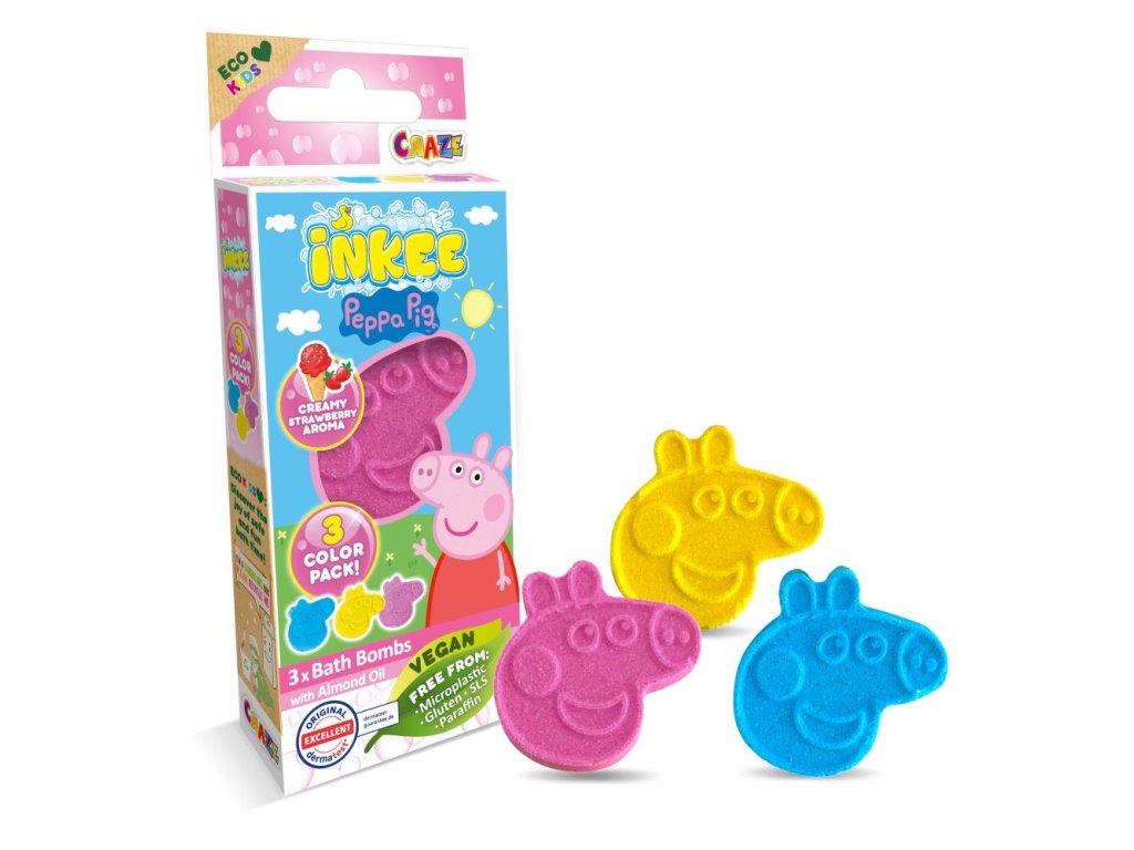 INKEE - Mini pack šumivá bomba - Peppa pig