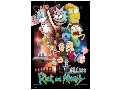 Plakát Rick and Morty: Wars (61 x 91,5 cm)