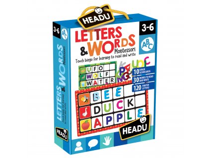 Výuková hra HEADU: Montessori - Bingo - Písmena a slova