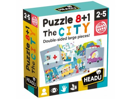 Puzzle HEADU: Puzzle 8+1 Město