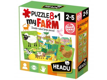 Puzzle HEADU: Puzzle 8+1 Moje farma