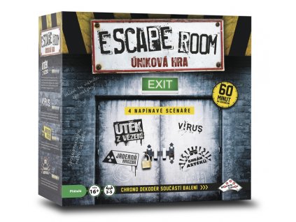 Strategická hra ESCAPE ROOM: úniková hra - 4 scénáře