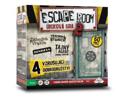 Úniková hra ESCAPE ROOM 2. - 4 scénáře