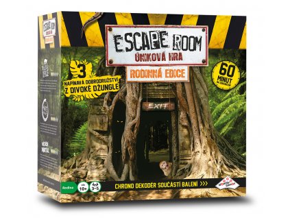 Strategická hra ESCAPE ROOM: úniková hra Rodinná edice - 3 scénáře