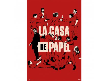 Plakát La Casa De Papel|Papírový dům: All Characters (61 x 91,5 cm) 150 g