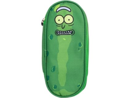 Penál na tužky Rick And Morty: Pickle Rick (22 x 12 x 7 cm) zelený polyester