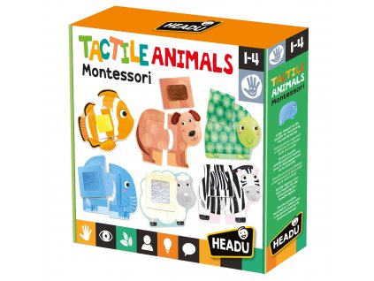 Puzzle HEADU: Montessori - Dotykové puzzle - Zvířátka