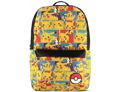 Batoh Pokémon: Pikachu Basic (objem 20,7 litrů|46 x 30 x 15 cm) žlutý polyester