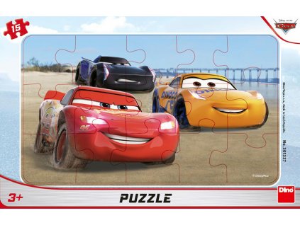 CARS ZÁVODÍ 15 deskové Puzzle