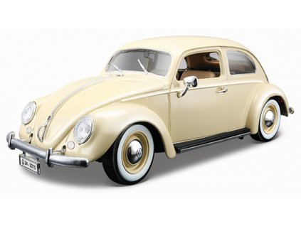 Bburago 1:18 Volkswagen Beetle 1955 Beige