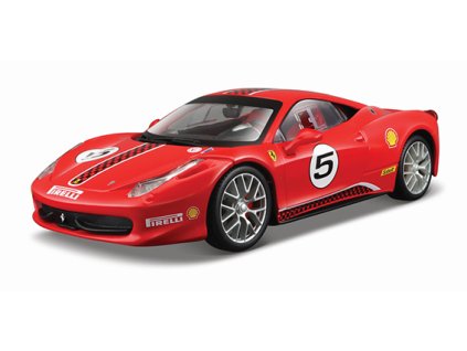 Bburago 1:24 Ferrari Racing 458 Challenge Red