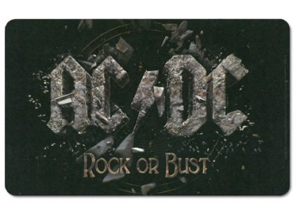 Podložka na jídelní stůl AC/DC: Rock Or Bust (23 cm x 14 cm)