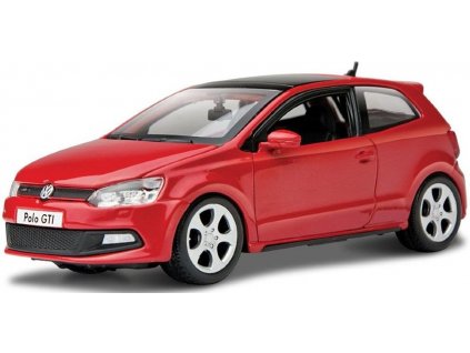 Bburago 1:24 Plus VW Polo GTI Mark 5 Red