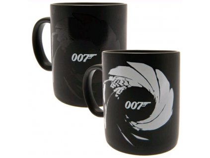 Proměňovací keramický hrnek James Bond 007: Gunbarrel (objem 315 ml)