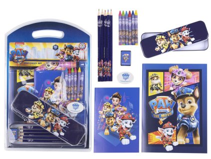 Set školních potřeb Paw Patrol|Packová patrola: The Movie 7 předmětů (22 x 35 cm)