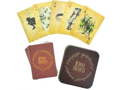Hrací karty v plechové krabičce Lord Of The Rings|Pán Prstenů: One Ring