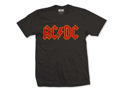 Pánské tričko AC/DC: Logo  černá bavlna