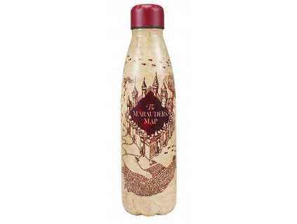 Nerezová láhev na pití Harry Potter: Marauders Map (objem 500 ml)