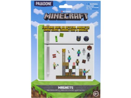 Magnety na lednici Minecraft: Build set 84 kusů (22 x 15 cm)