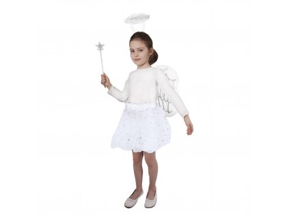 Dětská tutu sukně Anděl s křídly (104-140)