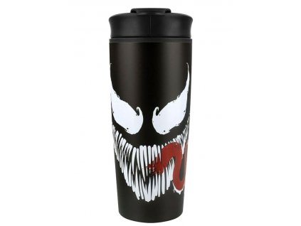 Nerezový cestovní hrnek Marvel: Venom Face (objem 425 ml)