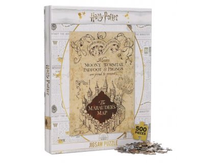 Puzzle Harry Potter: Pobertúv plánek (50 x 35 cm) 500 kusů