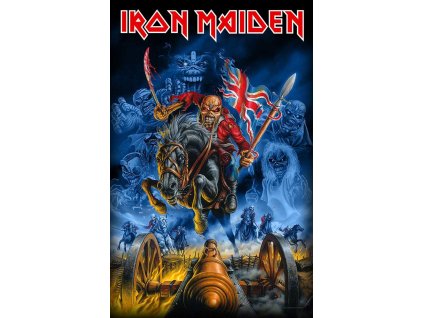 Textilní plakát - vlajka Iron Maiden: England (70 x 106 cm)