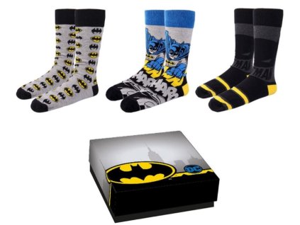 Ponožky DC Comics: Batman balení 3 párů