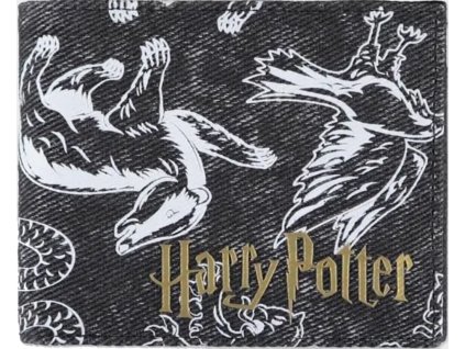 Otevírací peněženka Harry Potter: Koleje (10 x 9 x 2 cm)
