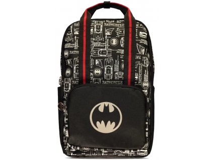 Multifunkční batoh DC Comics|Batman: Koláž (40 x 30 x 13 cm) černý polyester