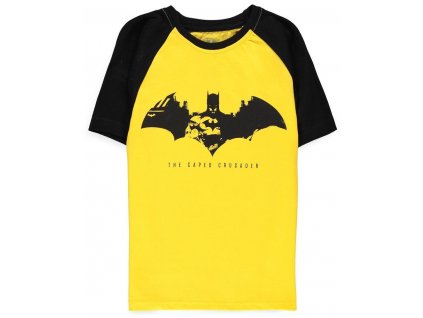 Dětské tričko DC Comics|Batman: Caped Crusader  žlutá bavlna
