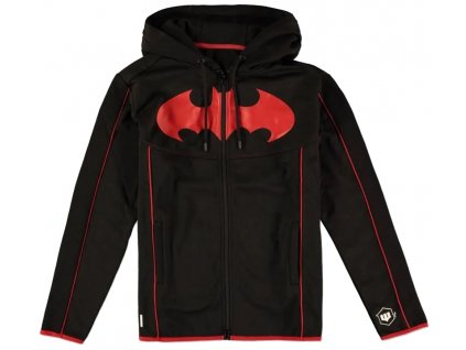 Pánská mikina DC Comics|Batman: Red Logo  černý polyester