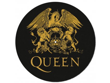 Podložka na talíř gramofonu Queen: Logo (průměr 30,5 cm)