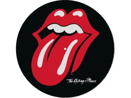 Podložka na talíř gramofonu The Rolling Stones: Logo (průměr 30,5 cm)