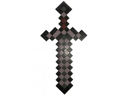 Plastová replika meče Minecraft: Nether (55 x 25 cm)