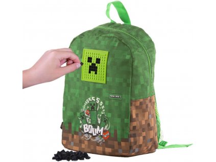 Dětský batoh Minecraft: Creeper (objem 14 litrů|27 x 34 x 15 cm)