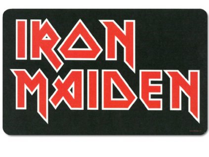 Podložka na jídelní stůl Iron Maiden: Logo (23 cm x 14 cm) plastová