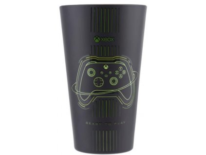 Černá sklenice Xbox: Controller (objem 400 ml)