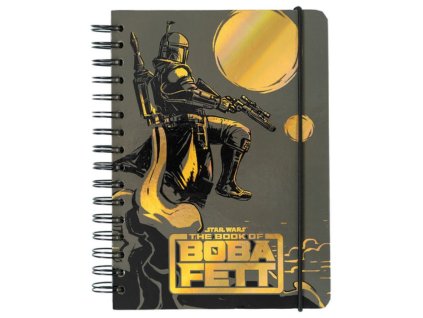 Poznámkový blok Star Wars|Hvězdné války: Boba Fett (A5 14,8 x 21,0 cm)