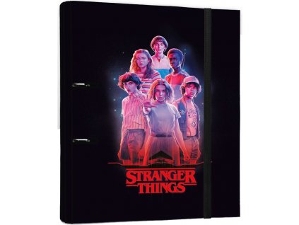Kroužkový pořadač Premium Netflix|Stranger Things: Postavy (28 x 32 x 4 cm)