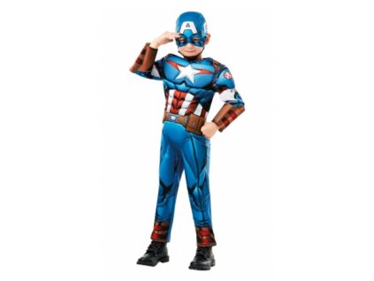 Avengers: Captain America Deluxe - vel. M