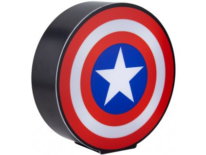Stolní dekorativní lampa Marvel|Captain America: Štít Kapitána Ameriky (výška 16 cm)