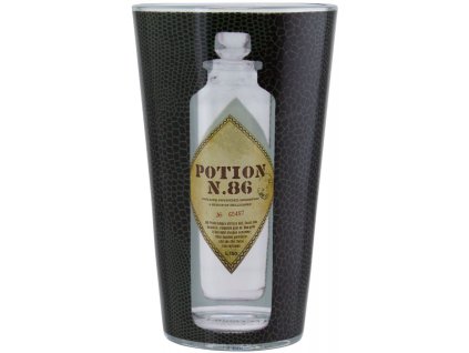 Tvarovaná sklenice Harry Potter: Lektvar číslo 86  (objem 400 ml)