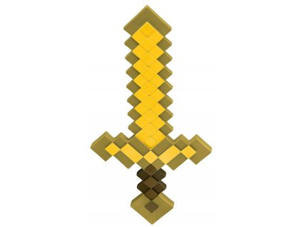 Plastová replika meče Minecraft: Zlatý meč (51 x 25 cm)